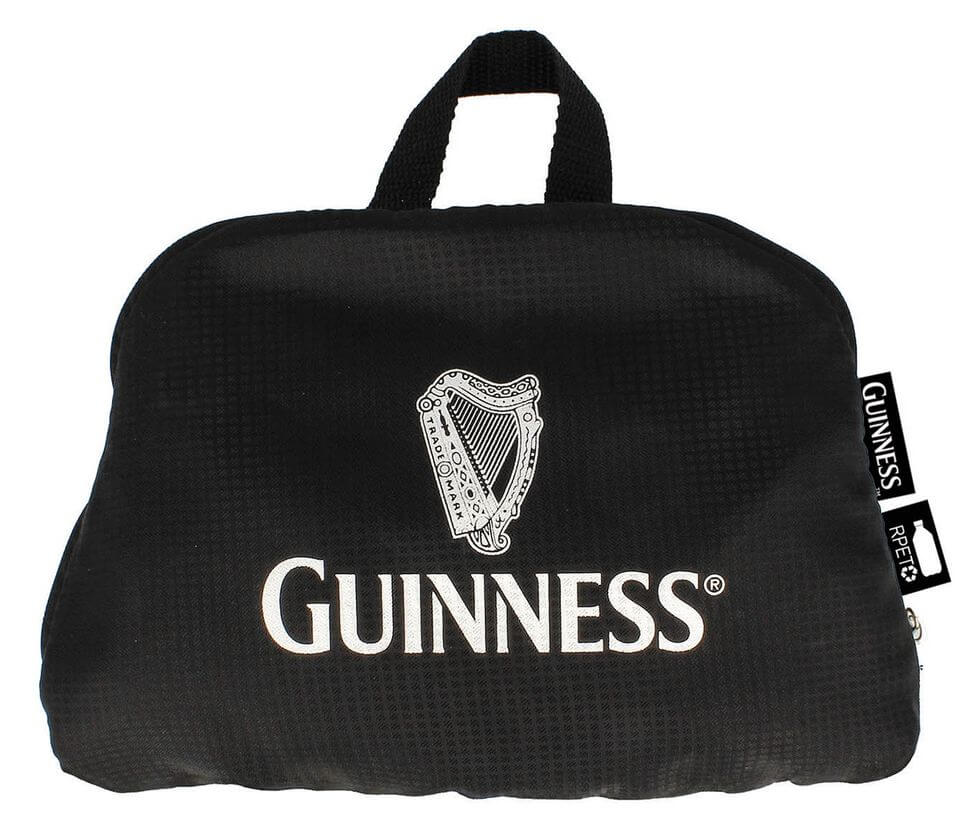 Guinness Rucksack faltbar mit integrierter Tragetasche