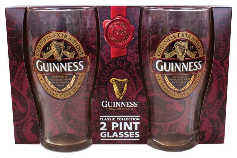 Guinness Glas Set Sonderauflage für Sammler