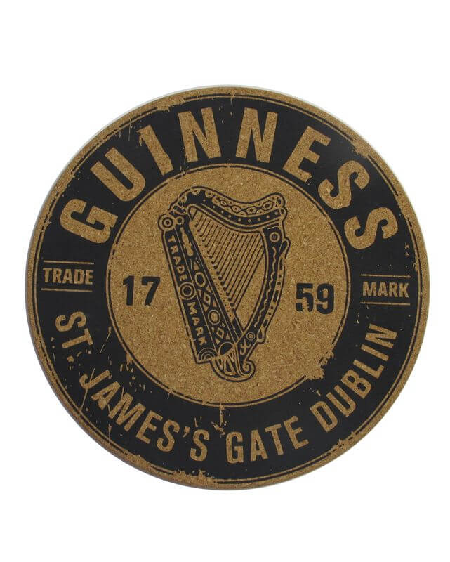 Guinness Topfuntersetzer aus Kork