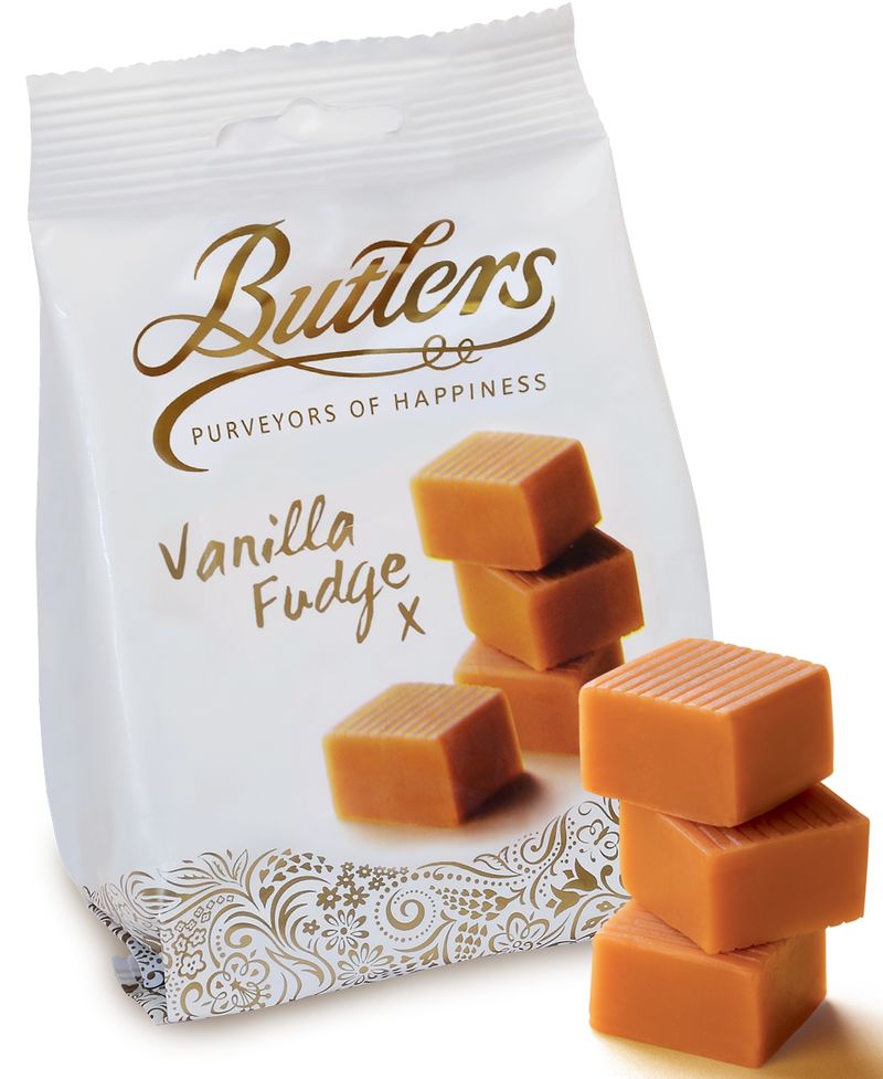 Butlers Irish Vanilla Fudge Karamellkonfekt, 125g