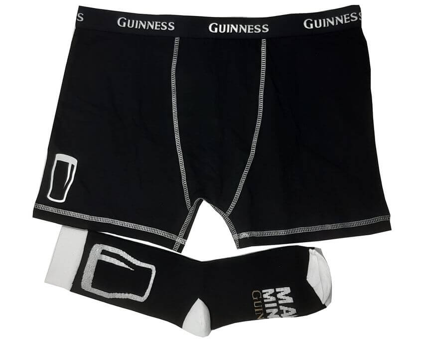 Guinness Geschenkset Socken und Boxers XL