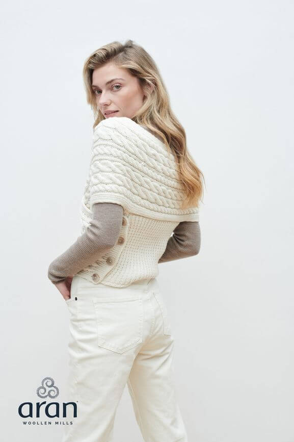 Gestrickter, Irischer Pull-over für Damen