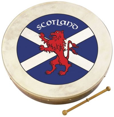 Waltons Bodhrán, 30 cm, Scots Flag, Rahmentrommel